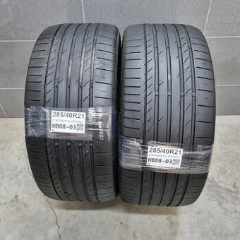 Letné pneumatiky 285/40 R21 CONTINENTAL DOT0822