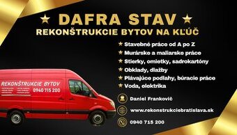 Stierky,omietky,sadrokartony-prerabky bytov a domov.