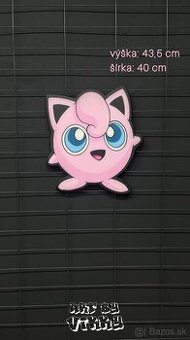 Pokémon nástenná dekorácia Jigglypuff