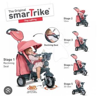 Párkrát použitá trojkolka Smart trike explorer 5v1