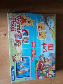 Winnie the Pooh Macko Pu puzzle + sada hier - 1
