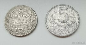 mince stare Bulharsko a Dansko