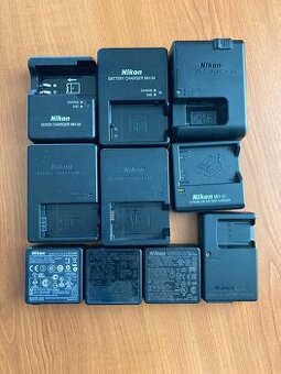 Nabíjačky Nikon MH-23, MH-24, MH-25, MH-27, MH-32...