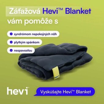 HEVI blanket 9kg, zatazova prikryvka / deka / paplon