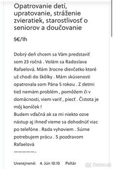 Opatrovateľka