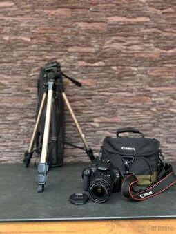 Canon EOS 1200D + statív Velbon CX-460 + prísluše