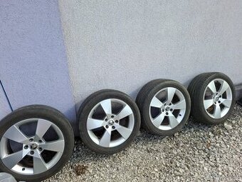 17" ELEKTRONY ORIGINAL SKODA,LETNE PNEU 225/45R17