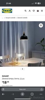 2ks Závesná lampa - Ikea Ranarp