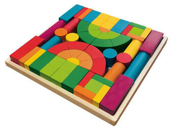 Montessori hra dúha drevená