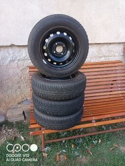Predám plechové disky s pneumatikami
