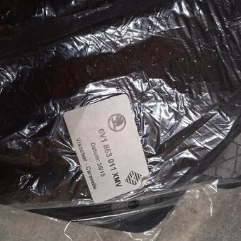 Velurove semišove koberce Škoda Fabia 3 originálne, nové