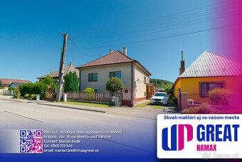 NA PREDAJ - Rodinný dom v obci Hrádok