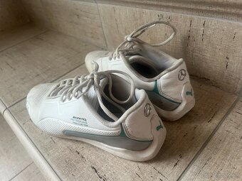 Mercedes Kids Puma Drift Cat EU 40, White - športové topánky