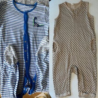 Pyžamo 92, letný overal 98