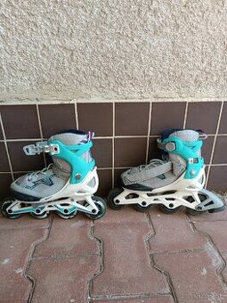 detské kolieskové korčule Oxelo 32-35