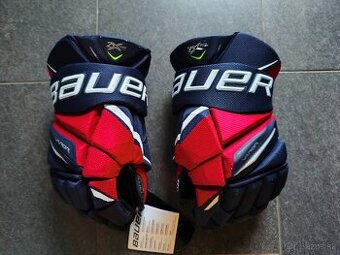 Rukavice BAUER 2X Pro 14" modro/červené