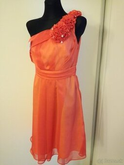Oranžové šatičky, veľ. 40, nové