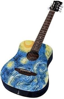 Luna 3/4 Travel Starry Night Akustická gitara