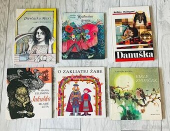 RETRO DETSKÉ KNIŽKY (80. ROKY) – BALÍK 6 KS