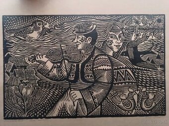 obraz Milan Stano: Husličkárova pieseň 1988