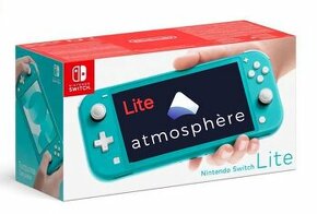 Nintendo Switch Lite TYRKYS AMS Atmosphère/Hekate