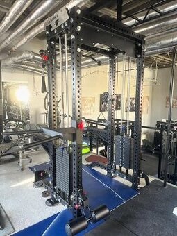 HALF RACK, s vrchnou a spodnou kladkou+protismerné kladky