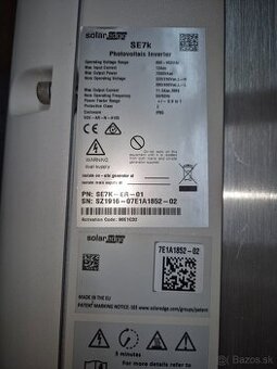 fotovoltaicky menič SolarEdge