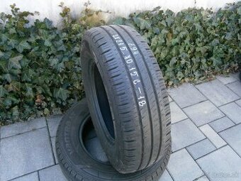 Predám 2x letné pneu Hankook 215/70 R15C 109/107S