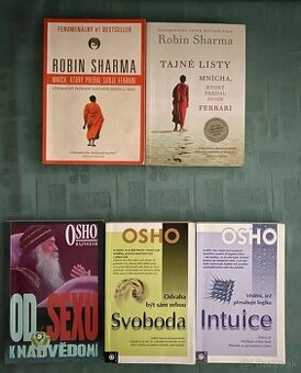 Robin Sharma 2 knihy Osho 3 knihy