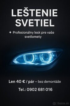 Leštenie svetiel