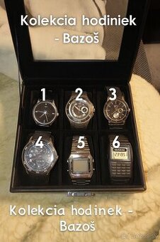 🕰️ Kolekcia 6 elegantných a športových hodiniek – Casio, G.