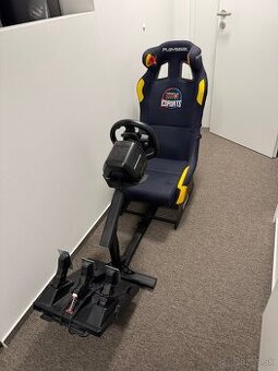 Herná závodná sedačka + volant