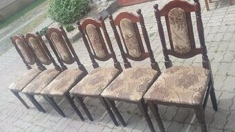 Drevené stoličky - 2 ks už iba