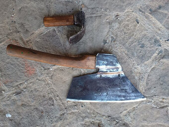 sekera,dlabačka ,sekery,hoblík,nebožiec,staré náradie, - 1