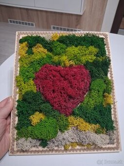 Machový obraz Srdce