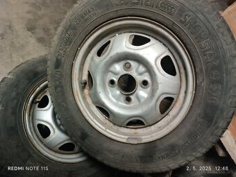 Hliníkové disky + pneumatiky