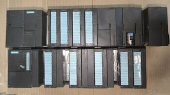 Siemens Simatic PLC S7-300,displeje,motory …