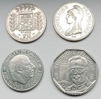 pamatne mince Francuzsko