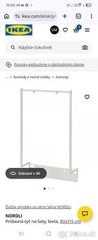 Vesiak na oblecenie 80 cm