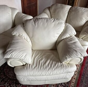 Kožená sedací souprava 3+2+1,5834