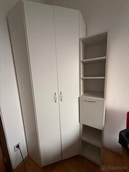 Súprava bielych skríň