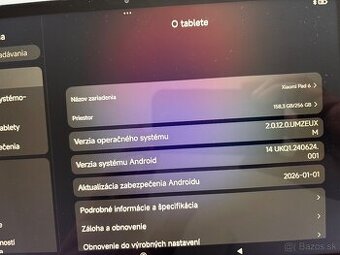 tablet xiaomi pad 6 8+8gb/256gb