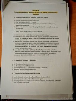 Testy KKV pre profi vodičov