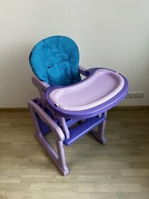 Detská jedálenská stolička 3v1