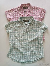Dámska letná košeľa ružová alebo zelená č. 40