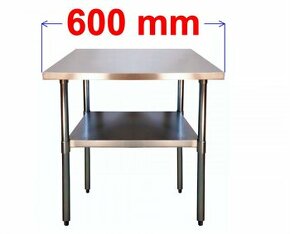 Pracovní nerezový stôl 60x 60 cm