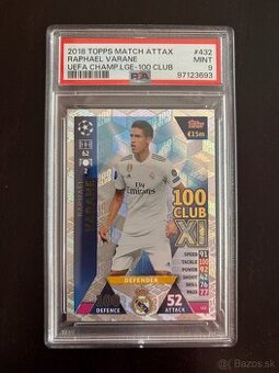Futbalová Karta - Raphael Varane PSA9