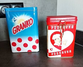 RETRO plechovky - 5 €/1kus