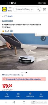 🆕Nový 🆕 Robotický vysávač so stieracou funkciou SSWR A1 ⚠️