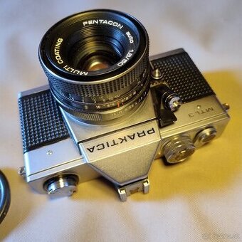 Praktica MTL3 + Pentacon 50mm 1.8 - Plne funkčný